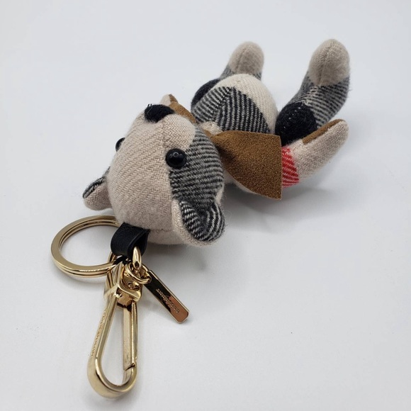 Burberry Vintage Thomas Bear Cashmere Key Ring - Picture 8 of 10